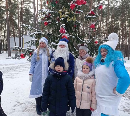 «Смурфетный Новый год в «Дружбе» Ошмянского района!»
