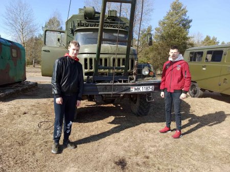 Учащиеся Ошмянского района стали зрителями "танкового биатлона"